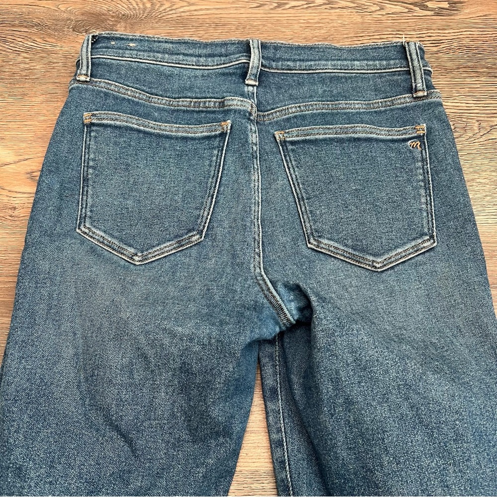 ❄️ Madewell Cali Demi-Boot Jeans Medium Wash Size 29 Stretch - Picture 7 of 14